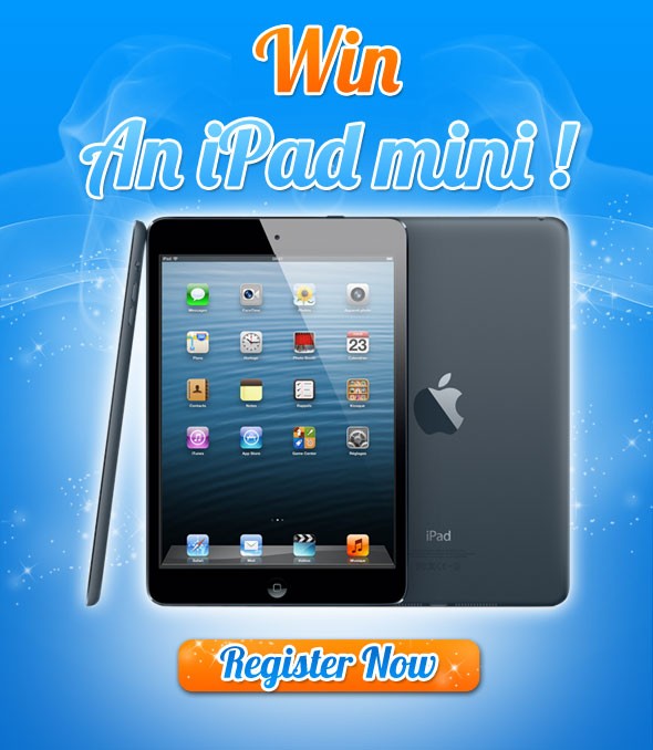 Become a member now and run the chance to win an iPad mini